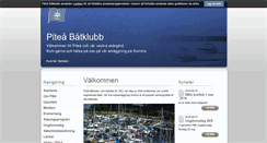 Desktop Screenshot of piteabatklubb.se