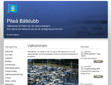 Tablet Screenshot of piteabatklubb.se